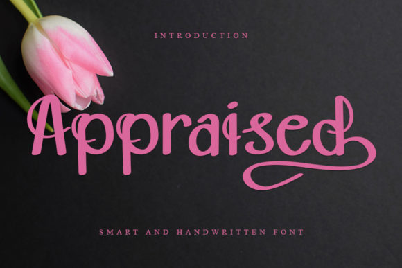 Appraised: A Handwritten Font for Elegant Design