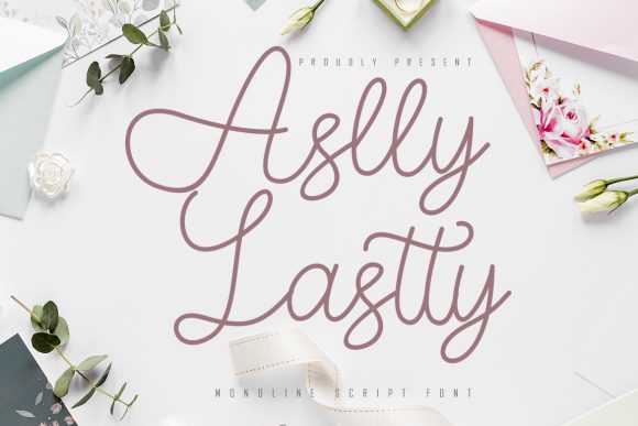 Aslly Lastty: A Flowing Handwritten Font