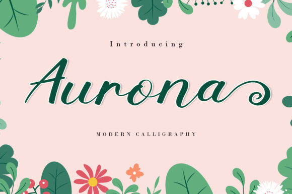 Aurona: A Handwritten Font for Web Design