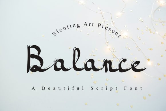Balance Font for Web Design