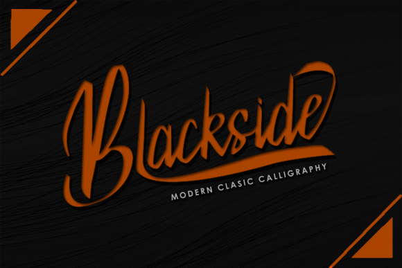 Blackside Font: Bold & Timeless