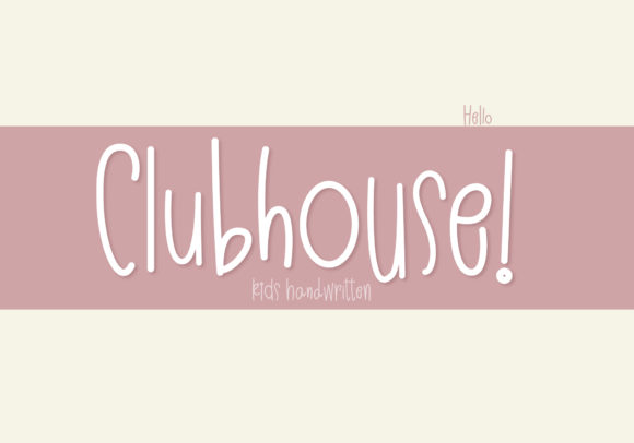 Clubhouse: A Playful Font for Creative Projects