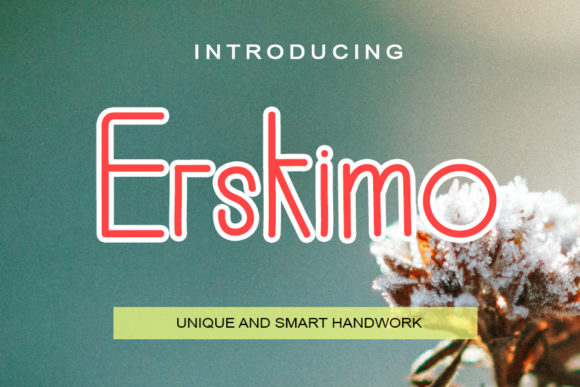 Erskimo: A Sweet Handwritten Font