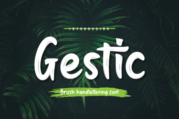 Gestic: A Handwritten Font for Web Design