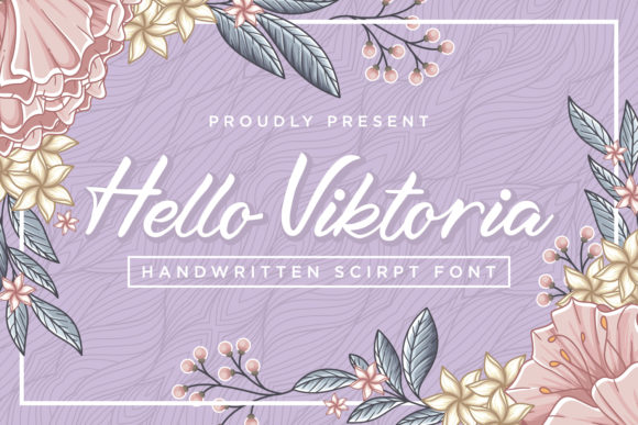 Hello Viktoria Font: Elegant Script for Digital Marketing