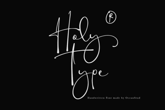 Holy Type: A Luxurious Handwritten Font