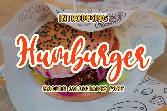 Humburger Font: Whimsical Script for Web Design
