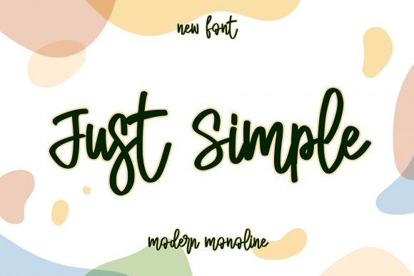 Just Simple Font for Creative Projects