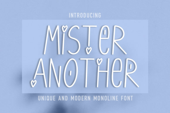 Mister Another: A Handwritten Font for Web Design