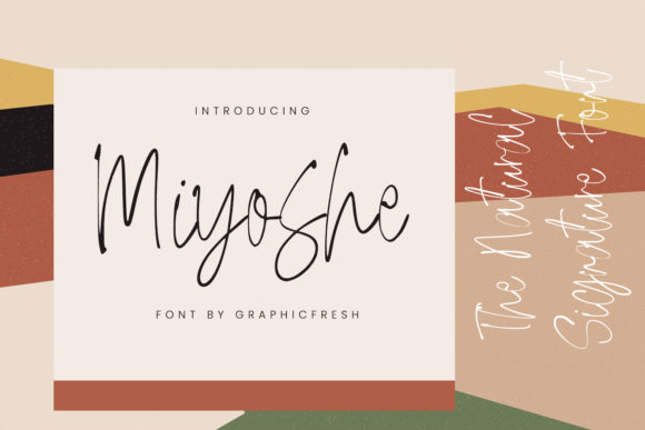Miyoshe: A Script Font for Real Design Work