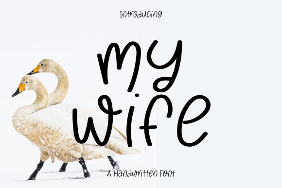 My Wife: A Quirky Handwritten Font