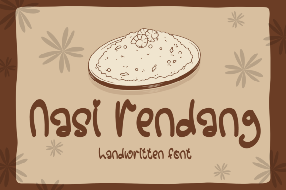 Nasi Rendang Font Review