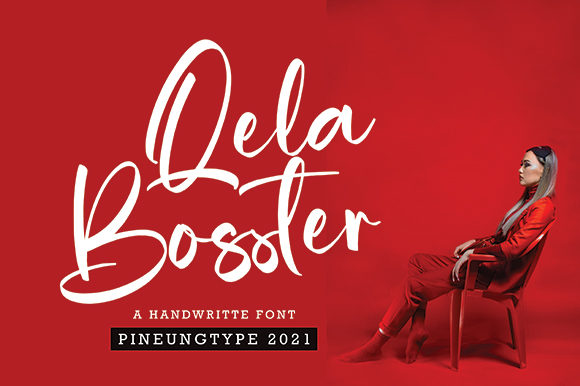 Qela Bosster: A Stylish Handwritten Font