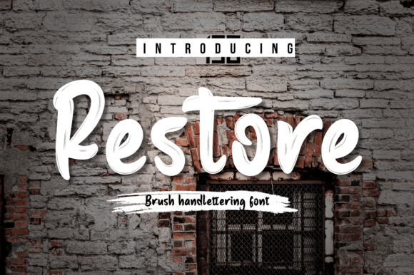 Restore: A Brush Handwritten Font