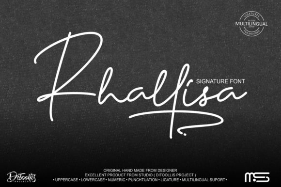 Rhallisa: A Stylish Font for Web Design