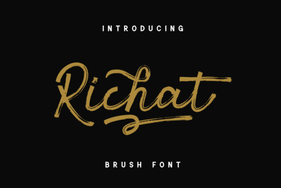 Richat: A Handwritten Font for Elegant Design