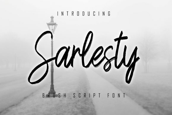 Sarlesty: A Flowing Font for Polished Branding