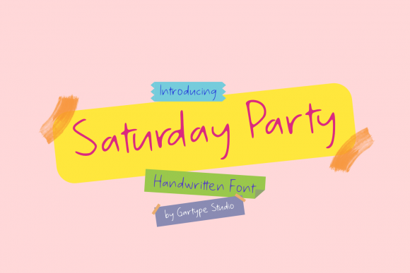 Saturday Party Font for Web Design