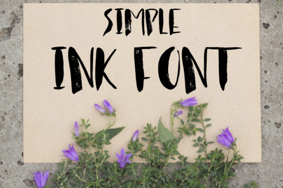 Simple Ink: A Font for Business Style