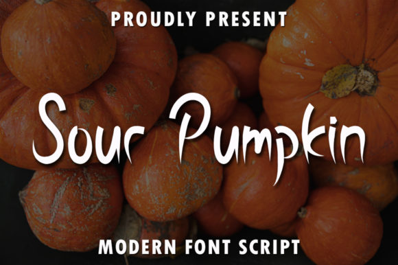 Sour Pumpkin Font for Creative Projects
