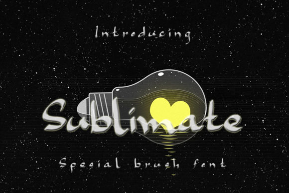 Sublimate: A Sweet Handwritten Font