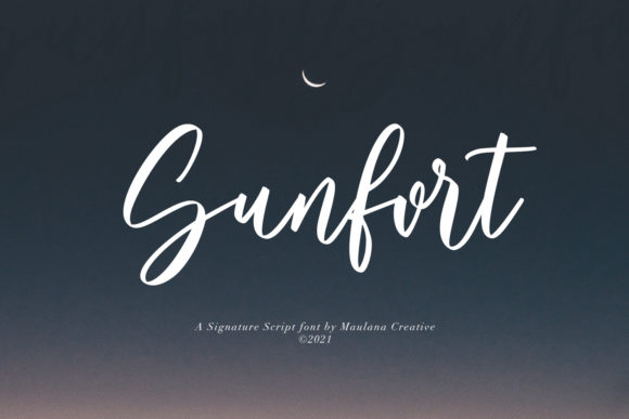 Sunfort: A Handwritten Font for Creative Makers