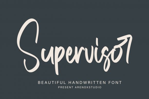 Supervisor Font: Elegant Script for Editorial Design