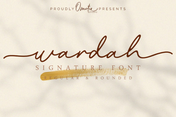 Wardah: A Luxurious Script Font for Marketers